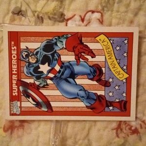 1990 card number 1 Captain America